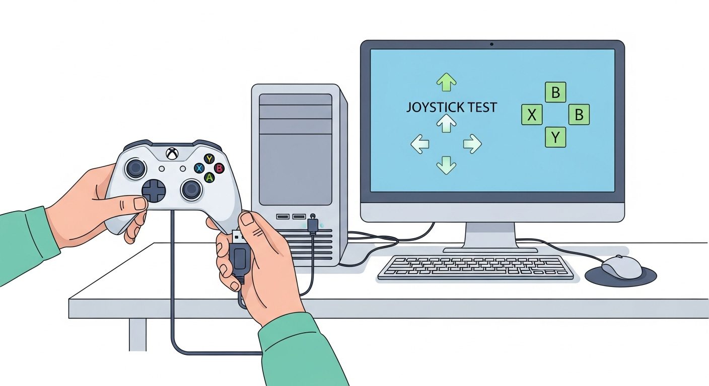 Test an Xbox Controller on PC