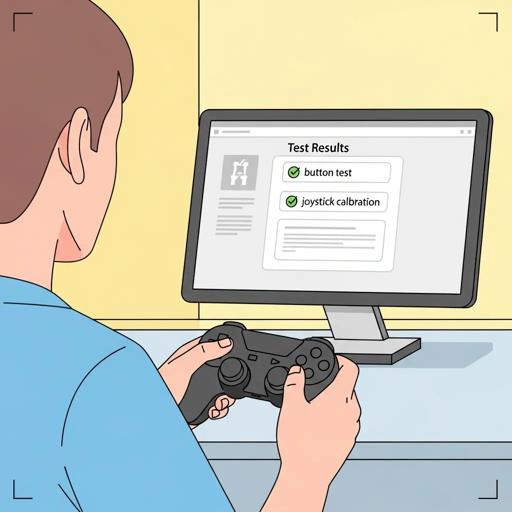 Basic Gamepad Troubleshooting Based on Test Results