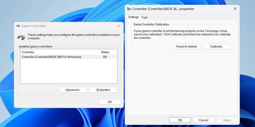 How to Reset Controller Calibration to Default Settings on Windows
