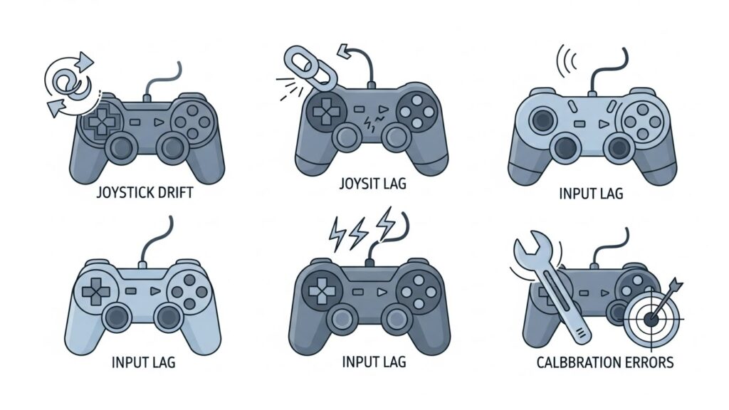 🧩 Common Gamepad Problems Overview