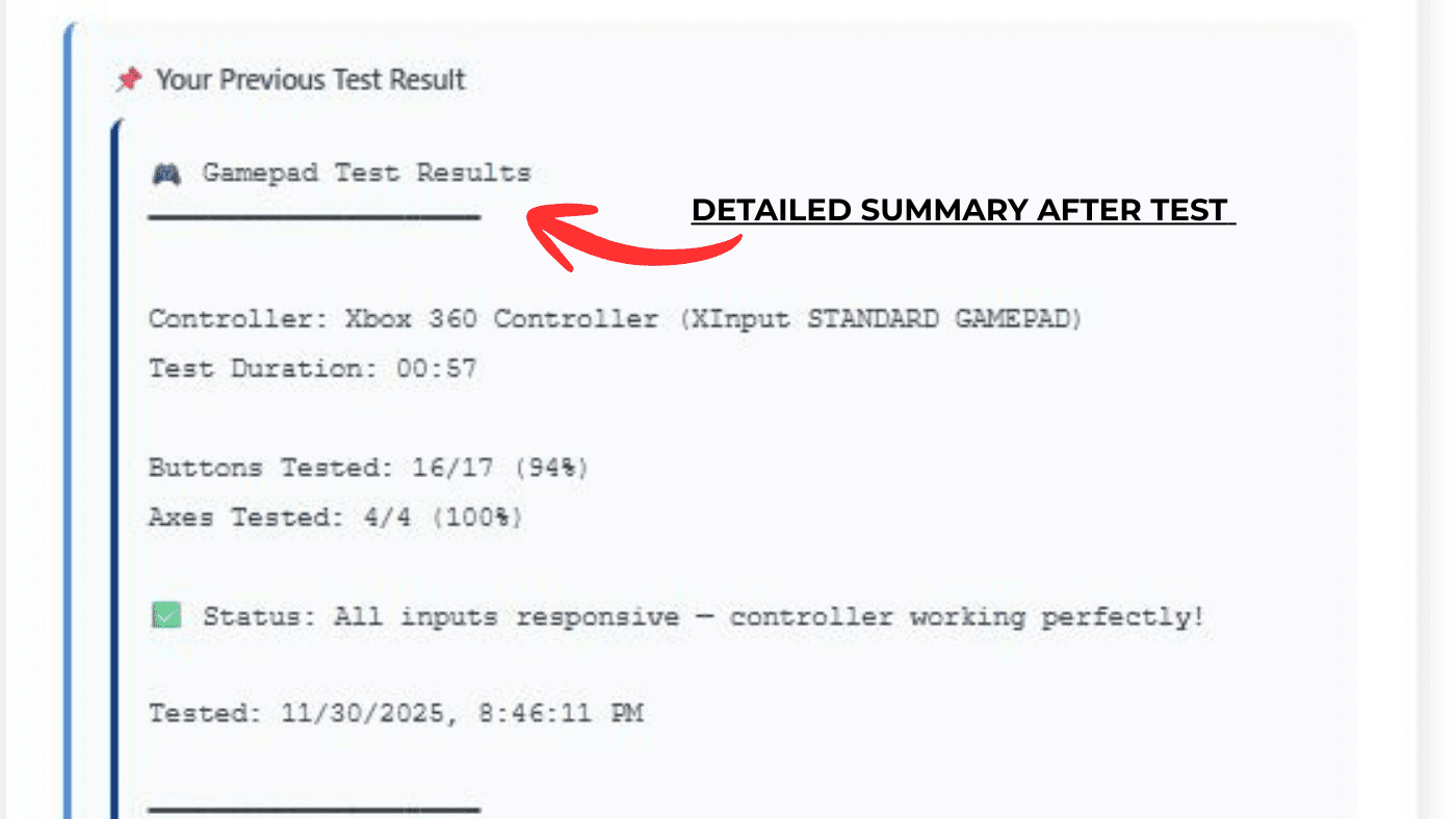 TEST SUMMARY