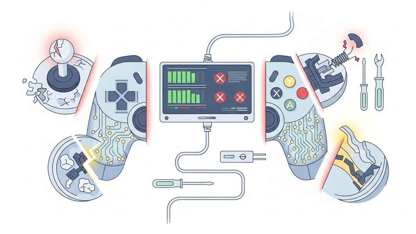 Common Gamepad Hardware Faults You Can Detect with a Tester – Complete Guide 2026